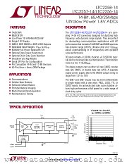 LTC2258-14 datasheet pdf Linear Technology