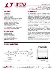 LTC2262-14 datasheet pdf Linear Technology