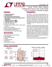 LTC2321-12 datasheet pdf Linear Technology