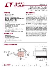 LTC2368-16 datasheet pdf Linear Technology
