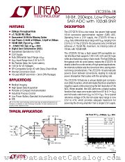 LTC2376-18 datasheet pdf Linear Technology