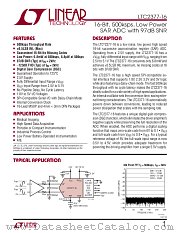 LTC2377-16 datasheet pdf Linear Technology