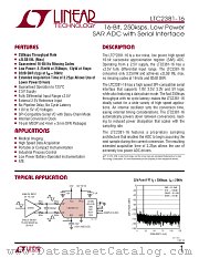 LTC2381-16 datasheet pdf Linear Technology