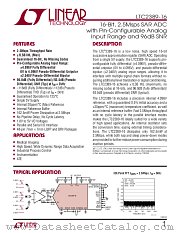 LTC2389-16 datasheet pdf Linear Technology