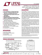 LTC2498 datasheet pdf Linear Technology