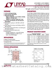 LTC2803 datasheet pdf Linear Technology