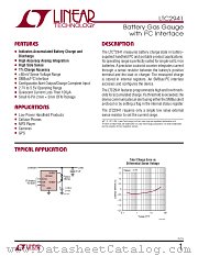 LTC2941 datasheet pdf Linear Technology