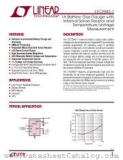 LTC2942-1 datasheet pdf Linear Technology