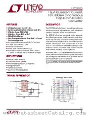 LTC3103 datasheet pdf Linear Technology