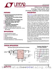 LTC3107 datasheet pdf Linear Technology