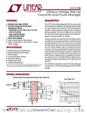 LTC3108 datasheet pdf Linear Technology