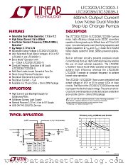 LTC3203B-1 datasheet pdf Linear Technology
