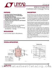 LTC3218 datasheet pdf Linear Technology