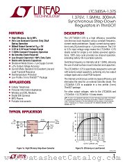 LTC3405A-1.375 datasheet pdf Linear Technology