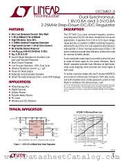 LTC3407-3 datasheet pdf Linear Technology