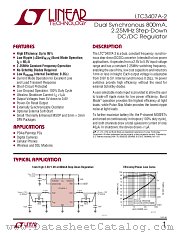 LTC3407A-2 datasheet pdf Linear Technology