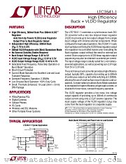 LTC3541-1 datasheet pdf Linear Technology