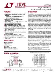 LTC3541 datasheet pdf Linear Technology