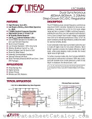 LTC3548A datasheet pdf Linear Technology