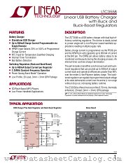 LTC3558EUD#TRPBF datasheet pdf Linear Technology