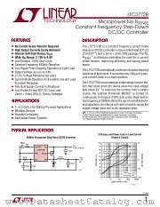 LTC3772B datasheet pdf Linear Technology
