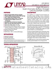 LTC4012 datasheet pdf Linear Technology