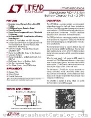 LTC4065A datasheet pdf Linear Technology