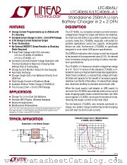 LTC4065L-4.1 datasheet pdf Linear Technology