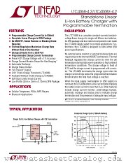 LTC4068X-4.2 datasheet pdf Linear Technology