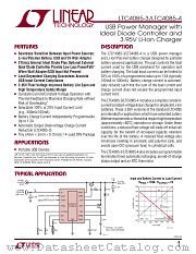 LTC4085-4 datasheet pdf Linear Technology