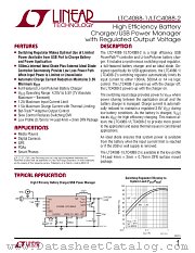 LTC4088-2 datasheet pdf Linear Technology