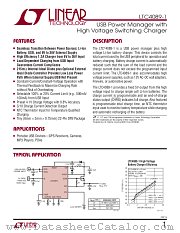 LTC4089-1 datasheet pdf Linear Technology