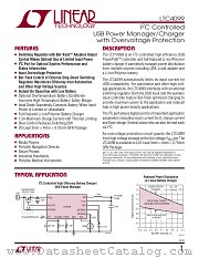 LTC4099 datasheet pdf Linear Technology
