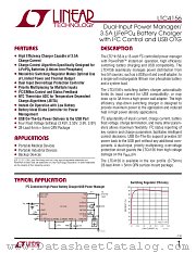LTC4156 datasheet pdf Linear Technology
