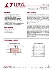LTC4213 datasheet pdf Linear Technology
