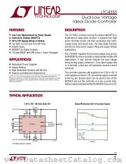 LTC4353 datasheet pdf Linear Technology
