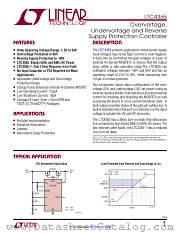 LTC4365 datasheet pdf Linear Technology