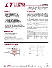 LTC4444-5 datasheet pdf Linear Technology