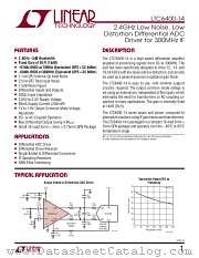 LTC6400-14 datasheet pdf Linear Technology
