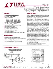 LTC6404 datasheet pdf Linear Technology