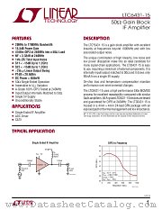 LTC6431-15 datasheet pdf Linear Technology