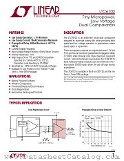 LTC6702 datasheet pdf Linear Technology