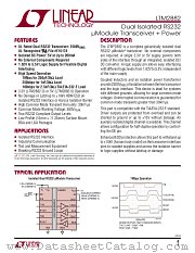 LTM2882 datasheet pdf Linear Technology