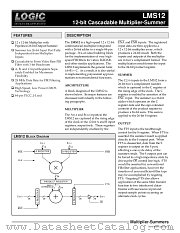 LMS12JC40 datasheet pdf LOGIC Devices Incorporated