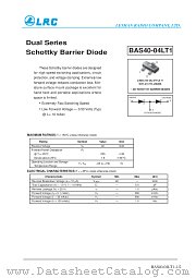 BAS40-04LT1 datasheet pdf Leshan Radio Company