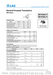 BCW30LT1 datasheet pdf Leshan Radio Company