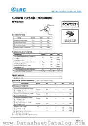 BCW73LT1 datasheet pdf Leshan Radio Company