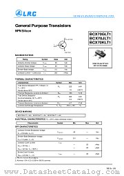 BCX70KLT1 datasheet pdf Leshan Radio Company