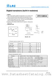 DTC123EKA datasheet pdf Leshan Radio Company