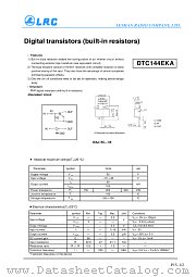DTC144EKA datasheet pdf Leshan Radio Company